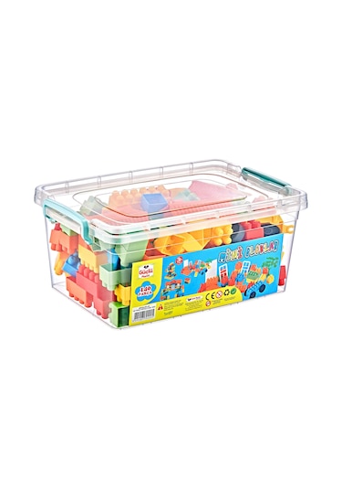 Mini Bloklar 140 Parça - Kutulu