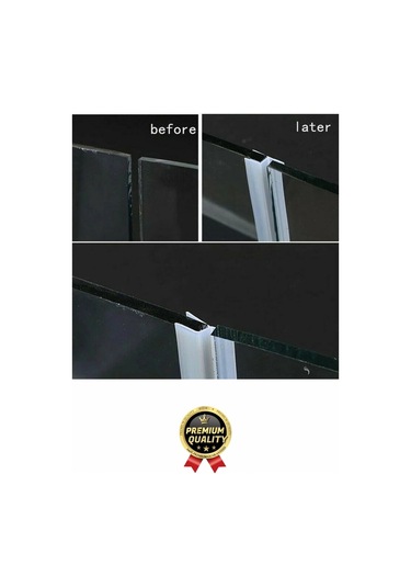 Çok Amaçlı Su Soğuk Geçirmez Kapı Pencere Cam Duşakabin Yalıtım Silikon Kenar Koruyucu 1.2 Cm X 1 Mt Diğer