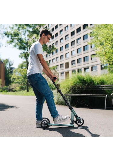 Micro Sprite Süspansiyon 2 Tekerlekli Scooter Dark Grey Gri