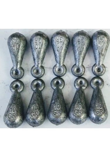 Olta Kurşunu 10 Gram Damla 10 Adet