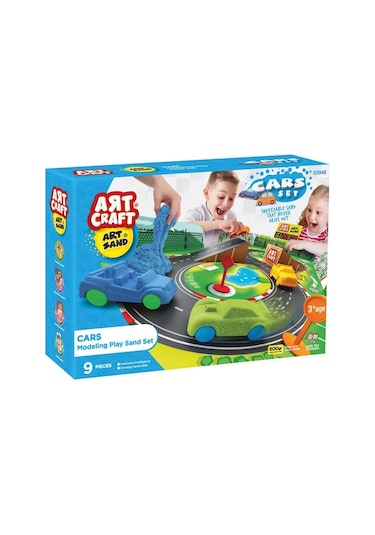 03948 Artsand Arabalar Kum Seti 600 Gr -fentoys Çok Renkli