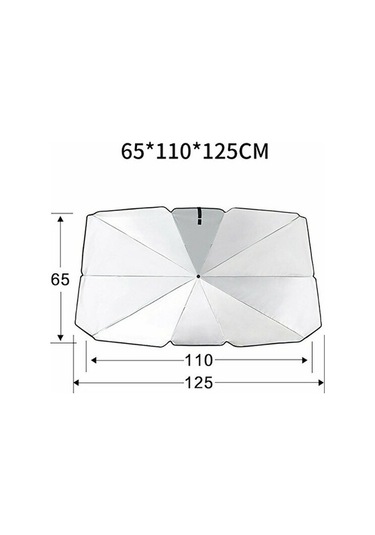 Bosphorusboutique02 Pasifix Araba Ön Cam Güneşlik Şemsiye - Yüksek Kalite, Kullanışlı, Uv Koruma