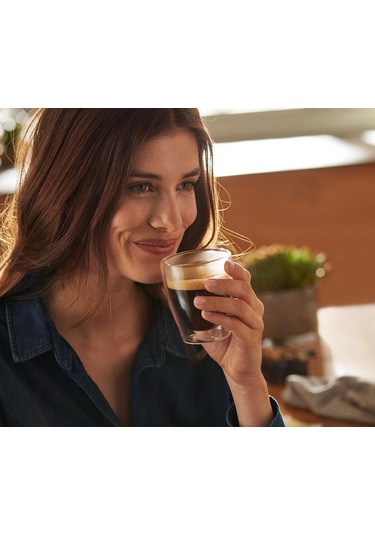 Tchibo Çift Cidarlı Cafe Crema Bardağı, 2'li Saydam