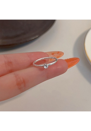 Kadınlar İçin Özel Olarak Tasarlanmış Benzersiz Düz Bantlı Yüzük No.71 Çok Renkli