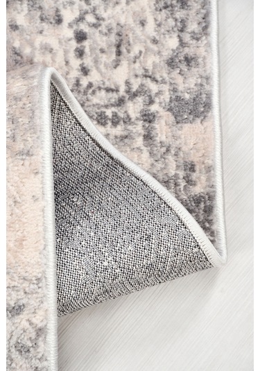 Notteo Modern Halı Yumuşak Dokulu, Dokuma Tabanlı, 7 Mm İnce Form, Dayanıklı Gri 2