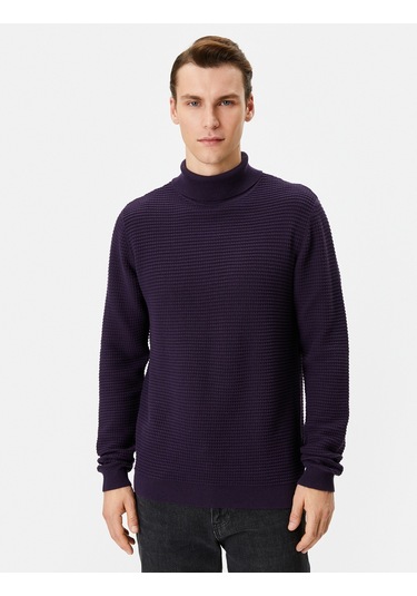 Koton Balıkçı Yaka Kazak Triko Slim Fit Dokulu Uzun Kollu Mor 4wam70032ht 4WAM70032HT348 Mor Koton Balıkçı Yaka Kazak Triko Slim Fit Dokulu Uzun Kollu Mor 4wam70032ht 4WAM70032HT348 Mor