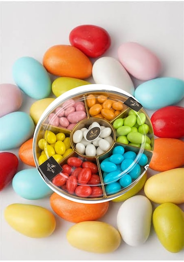 Ta-ha Sütlü Çikolatalı Çift Kaplı Renkli Badem Draje 400 G