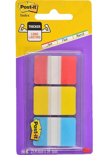 Post-it İndeks Süper Güçlü 20 Li 3 Renk 686ryb