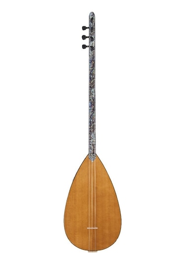 Saz-z-2-2 Ceviz-abalone Klavye Kısa Sap Bağlama