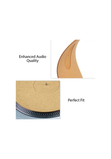 12 İnç Pikap Mantar Mat Plak Çalar Pedi Vinil Plak Çalarlar Fonograflar Anti-statik Gürültüyü Azaltır Şok Emici Ped