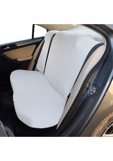 Kia Stonic Oto Servis Kılıfı Düz Beyaz Komple Set