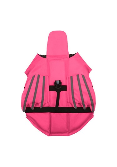 Suntek Saplı Köpek Can Yeleği Plaj Botla Gül-kırmızı-m