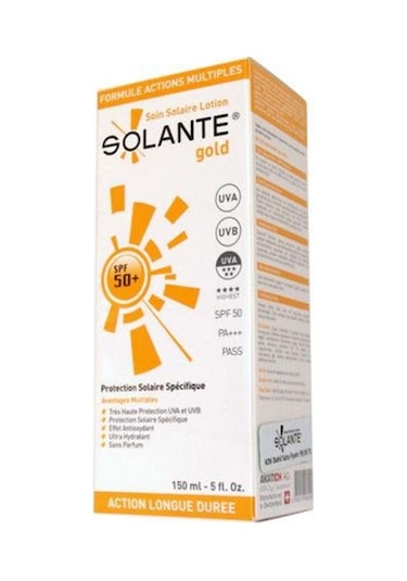 Solante Gold Koruyucu Güneş Kremi SPF50+ 150 ML