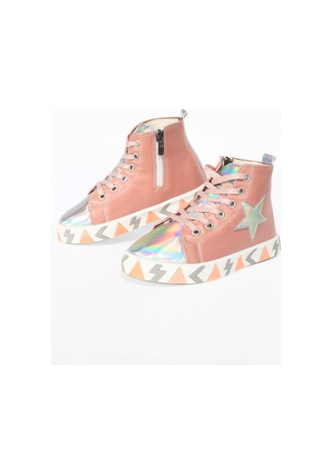 Star Shine Somon Kız Çocuk Sneakers Somon