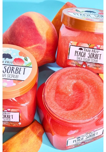 Tree Hut Peach Sorbet Shea Sugar Scrub Vücut Peelingi 510gr