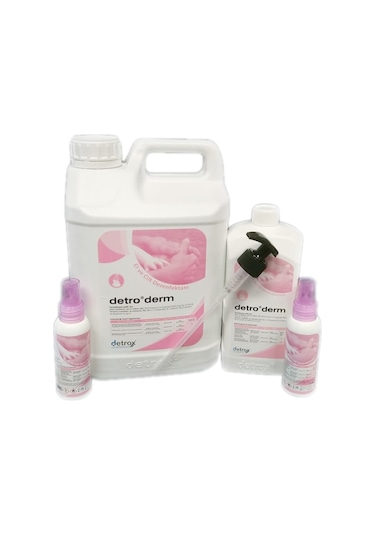 Detrox Detro Derm El Dezenfektanı Set Bidon 5 L + 1 L Pompalı + 2 x 100 ML