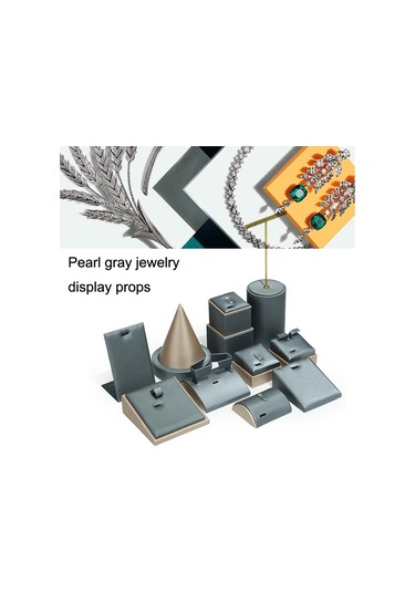 5.5x5.5x3.5 Cm Saplama Tutucu İnci Gri Takı Bilezik Küpe Ekran Standı Çok Renkli