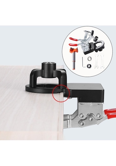 Danrimaoyi Ev Marangoz Için Menteşe Deliği Bulucu Jig 35mm Açık