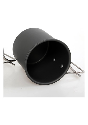 Suntek Kahve Kupa Kamp Kupa Katlanabilir Kolu 0.3l Turne Gezileri Siyah