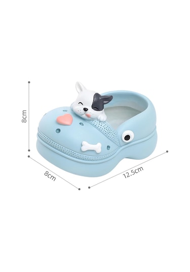 Suntek Karikatür Saksı Centerpiece Bahçe Ofis Pencere İnek