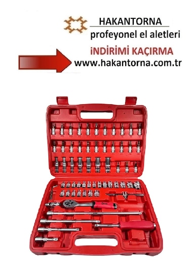 Arm Profesyonel 1/4 Lokma Takımı Seti 65 Parça S2 Çelik