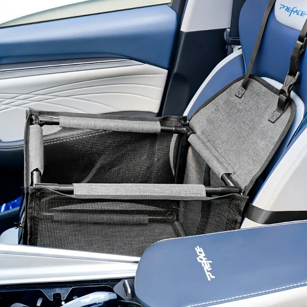 Tongdashop Koyu Gri 92 Manzara Yüksek Kaliteli Küçük Ve Orta Boy Evcil Hayvan Araç Koltuğu