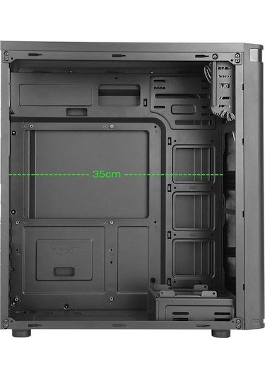 Frisby FC-2905B 400W Mid Tower Bilgisayar Kasası Siyah