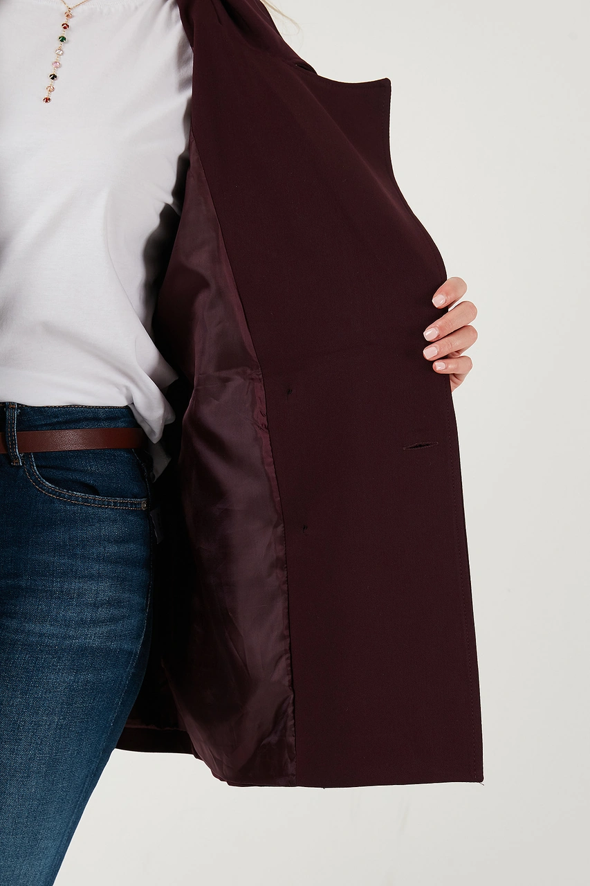 Lela Bayan Trençkot 6839580 Mürdüm Mürdüm