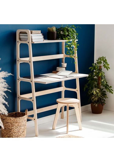 Woodesk Harmonia Ahşap Çalışma Masası, Natural Renk, Cpt4635-100 Naturel