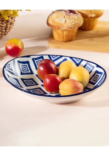 Madame Coco Rêve Bleu Carre Oval Tabak 1ktaba085319,5x16,5cm-mavi