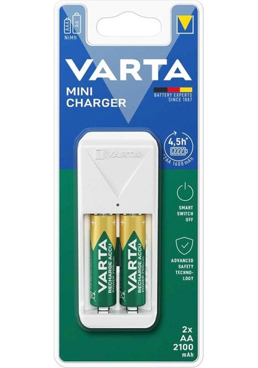 Varta 57656 Mini Şarj Cihazı Aa 2x2100mah