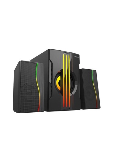 Mıkado Md-254 2+1 25w 5w 2+15w Usb+sd+fm Bluetooth Destekli Rgb Ses Sistemi