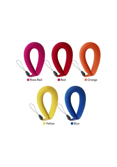 Teltree Turuncu Neopren Su Altı Kamera/ Telefon Kaybolma Önleyici Dalış Float Bileklik 250g Taşıma Kapasitesi