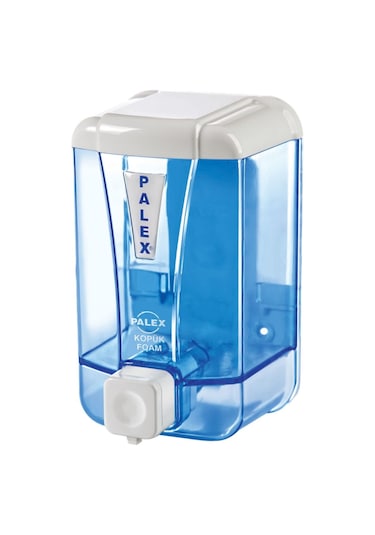 Palex 3432-1 Standart Köpük Sabun Dispenseri 1000 Cc Şeffaf Mavi