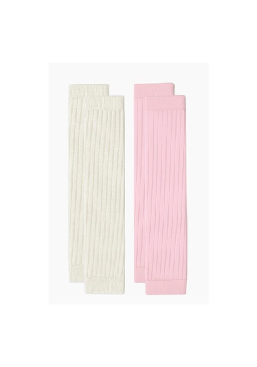 2 Adet Basic Kalın Pamuk Karışımlı Tozluk Pudra