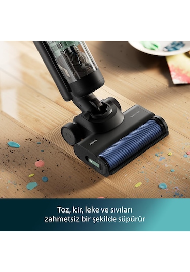 Philips Aqua Trio 7000 Serisi XW7263/11 Kablosuz Dikey Şarjlı Süpürge