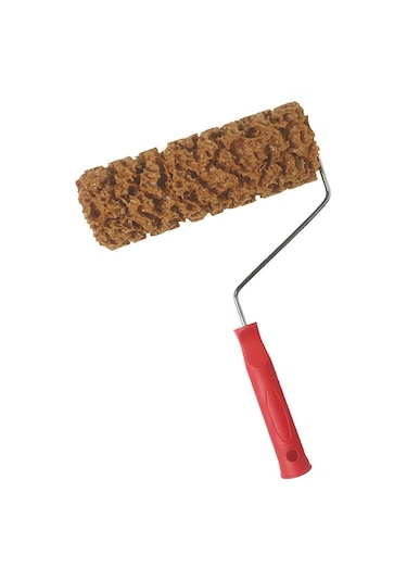 Reedark M90c Renkli İmitasyon Deniz Süngeri Rulo Fırça - Altınmsı Parlaklıklı, Ananas Desenli, Sanatsal Boya Uygulama Aracı, Kolay Temizlenir