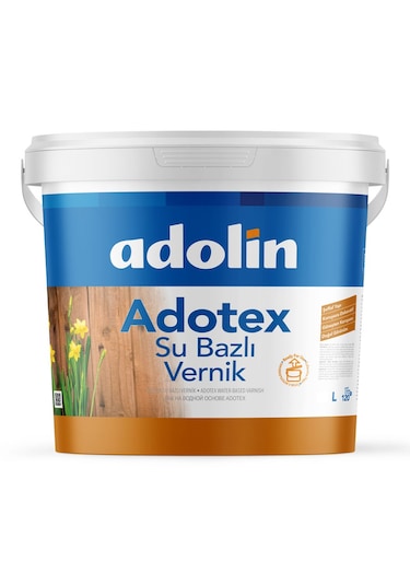 Adolin Adotex Su Bazlı Vernik 0.75 Lt
