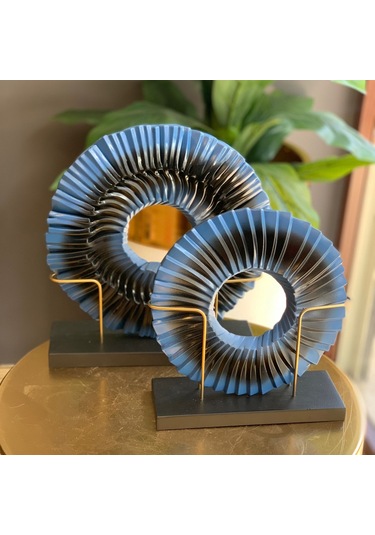 By Ari İkili Polyester Disk Dekor Do636-1