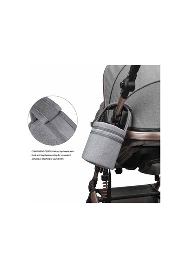 Besthome1 Suntek Şişe Saklama Çantası, El Su Isıtıcısı, Açık Gri Gri