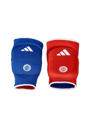 Adidas Adıwakoeb01 Wako Onaylı Çift Taraflı Dirseklik Kick Boks Dirseklik Kırmızı Mavi