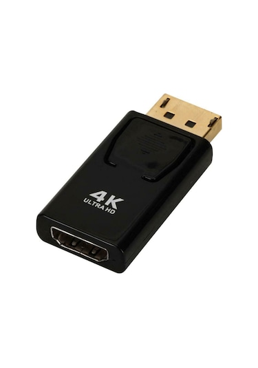 Displayport To Hdmi 4K Kablo Display Port Çevirici Dönüştürücü Mini