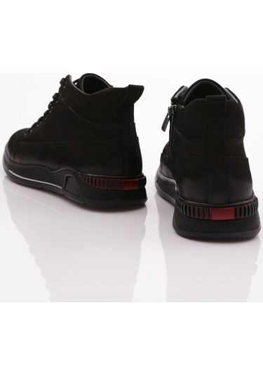 Dgn 23103 Erkek Bağcikli Bot Siyah Nubuk