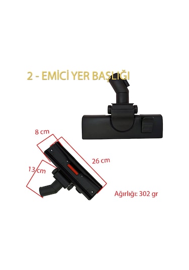 Arzum Ar4054 Cleanart Silence Pro Uyumlu Süpürge Emici Yer Başlık (516602352)