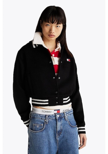 Tommy Jeans Kadın Ceket Ve Yağmurluk-dw0dw20165 Siyah