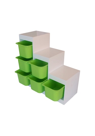 Woodnjoy Zigzag Oyuncak Dolap Mdf Lam