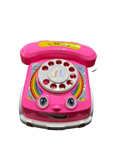 Çevirmeli Telefon Araba Pembe