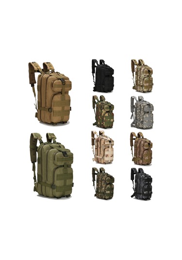 Lemestar 600d Oxford Su Geçirmez Outdoor Sırt Çantası, Çoklu Cep Ve Ayarlanabilir Kemerler İle Doğa Yürüyüşü Ve Kamp İçin B02 Çok Renkli