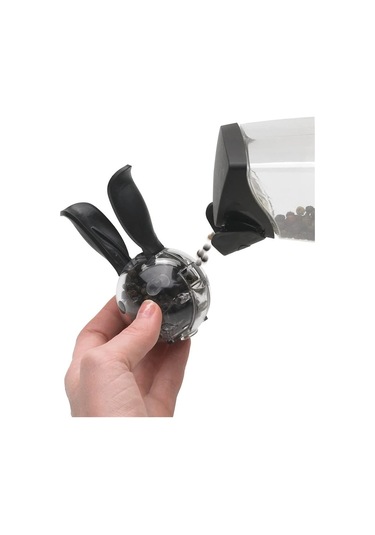 Jialan Tuz Ve Karabiber Değirmeni Mini Manuel Baharat Öğütücü Siyah - Şeffaf