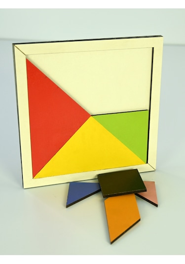 Capellawoodworks Tangram 7 Parça 4'lü Set